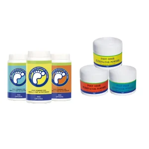 Natural Eco Friendly Shoe Deodorizer & Foot Odor Eliminator Powder Absorbs Sweat & Moisture Biodegradable