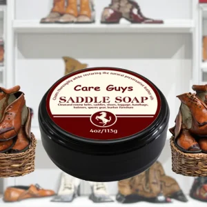 Natural Formula Giant Saddle Soap Shoe Polish 100mL Box Leather Shoes Boots Jackets Eco Friendly Waterproof