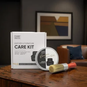 Natural Formula Leather Furniture Conditioner Kit 150ml Salve with Brush Moisture Sofa Leather Wood Vinyl Wooden Care
