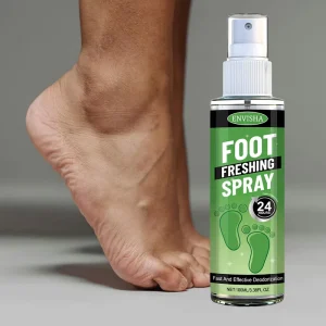 Natural Shoe Deodorizer and Foot Spray 24 Hour Freshness Foot Care Odor Eliminator Spray