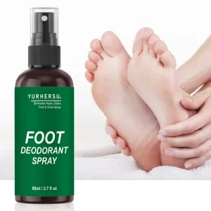 Natural Tea Tree Oil Foot Deodorant Spray Anti perspiring Deodorizing for Shoes Feet Nourishing Moisturizing
