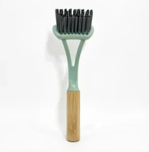 Natural Wooden Kitchen Scrub Brush with Long Handle PP and Bamboo Wood Dish Cleaning Bottle Brush Mini Kitchen Cleaning Tool