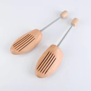 Natural Wooden Shoe Trees Men Women Adjustable Support Boot Shapes Keeper Flexible Spring Shoe Stretcher