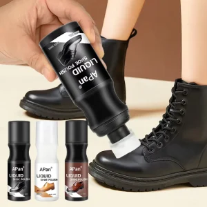 New Ingredients Black Brown White 100Ml Liquid Leather Cleaner Liquid Shoe Polish