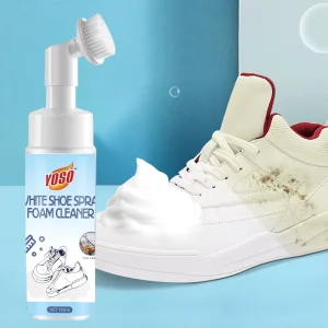 No Rinse Stain Removing Shoe Maintenance Deodorant Foam Spray White Sneaker Spray Cleaner