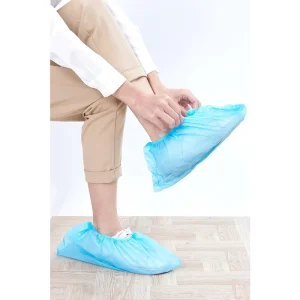 Non Skid Anti Dust Shoe Cover Disposable Polypropylene Non Woven Shoe Covers Waterproof Medical Overshoes