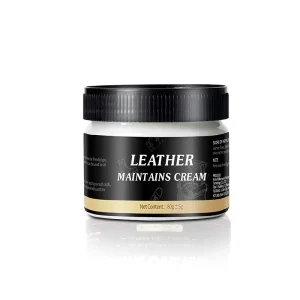 Non Toxic Lanolin Oil Natural Leather Repair Care Cream Balm Leather Conditioner Protector for Sofa Car Seat Shoes Bag Purse