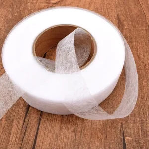 Non Woven Interlining Fabric Fusing Tape Iron on Hem Tape Roll PA Material Weight From 10 to 3200 mm