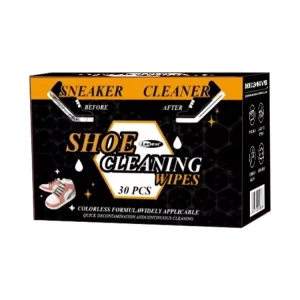 Non-Woven Sneaker Cleaning Wipes 13x15cm 30pcs Box Individual Pack Made in China