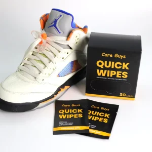 Non Woven Sneaker Shoe Cleaning Wipes 30 Count with Quick Stain Removal for Shoe Detailing