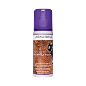 Nubuck Suede Proof Spray On Waterproofing Restores Water Repellency in Textured Leather Footwear Care and Rain Protection