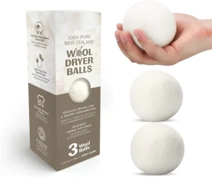 Nuohui 100% New Zealand Wool Eco friendly Anti Static Reusable Smell Removing Dehumidification Dryer Balls