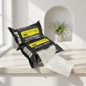 OEM 2 Packs 30 Quick Clean Soft Comfortable White Non-Woven Non Scented 150x180mm Sneaker Wet Wipes Household 24 Months Shelf
