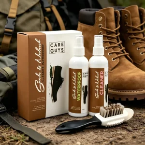 OEM Custom Logo Suede and Nubuck Care Kit with Cleaner Waterproof Spray and Brush