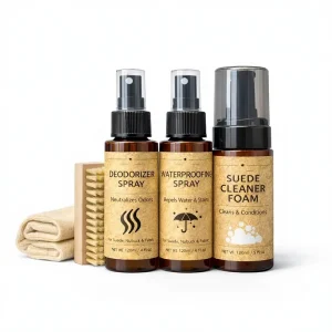 OEM Custom SUEDE NUBUCK Shoes Cleaner Kit with Gift Box Portable Foam Cleaner