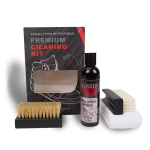 OEM Custom Shoe Care Deluxe Kits Remove Shoe Stains Sneaker Cleaner With Brush Foam Shoe Cleaning Kit