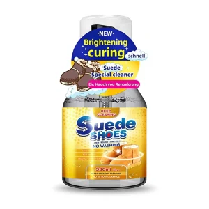 OEM Custom Suede Shoes Cleaning Care Nubuck Leather Yellow Snow Boots Stain Remover Unscented Cleaner 330ml