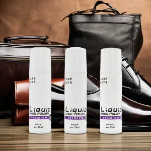 OEM Customizable Liquid Shoe Polish Cream Rich Carnauba Wax Leather Treatment with Bright Shine and Smooth Finish