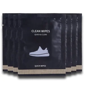 OEM Customized Disposable Plastic Particles Sneaker Cleaning Individual Shoe Wet Wipe