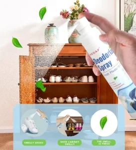 OEM Deodorization Spray Antibacterial Deodorant Spray for Gyms Hotels and Household Shoe Sock Odor Control