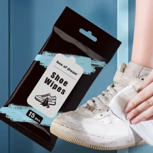 OEM Disposable Shoe Shine Wipes 15 Counts Per Pack Portable Travel On the Go Use Bulk Available for Leather Shoe Cleansing Wipes
