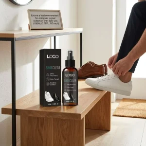 OEM Eco-Friendly Shoe Deodorizer Spray 100ml Long Lasting Freshener Quick Dry No Sticky Footwear Odor Eliminator Daily