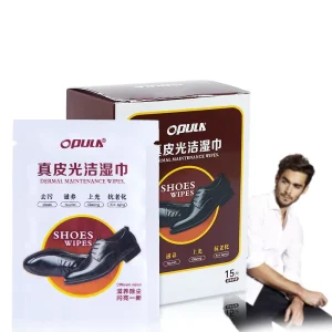 OEM High Quality Leather Shoes Cleaning Wet Wipes Leather Coats Cleaning Wipes Sneaker Cleaner Pad