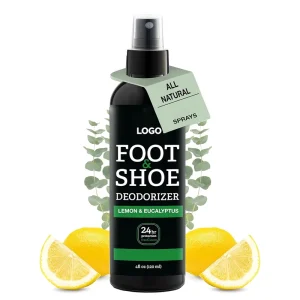 OEM Ingredient Natural Essential Oil Shoe Foot Deodorant Spray Multifunctional Odor Eliminator for Smelly Feet Care Product