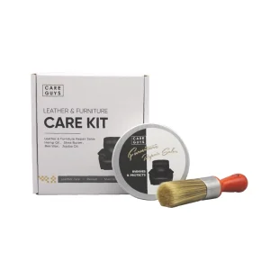 OEM Leather Furniture Conditioner Kit 150ml Salve with Brush Moisture Repelling Smooth Leather Wood Vinyl