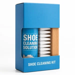 OEM Manufacturer Natural Ingredients Portable Waterproof Sneaker Shoe Cleaning Kit Aluminum Bottle Non-toxic Liquid