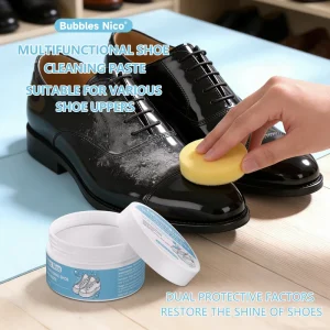 OEM Multifunctional Shoe Cleaning Paste Stain Remover for Leather Canvas Mesh Mild Formula Shoe Cleaner Custom Label