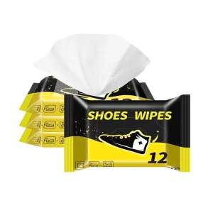 OEM ODM 12 Sheets Shoe Cleaning Wipes Private Label Disposable Quick Wipes For Footwear Maintenance Shine