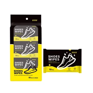 OEM ODM All in One Shoe Care Wipes 10 Wipes Bulk Value Pack Clean Polish and Protect in One Step