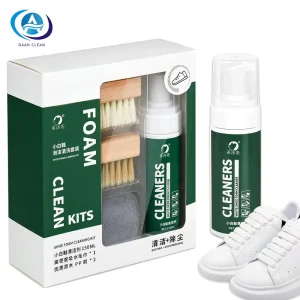 OEM ODM Custom 150ml Portable Foam Shoe Cleaner Kit with Stain Remover