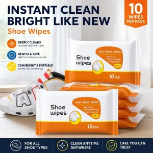 OEM ODM Custom All in One Sneaker Cleaning Wipes Quick Scuff & Dust Removal for Home & Travel