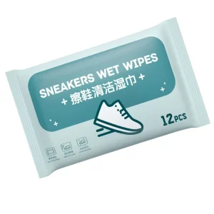 OEM ODM Custom Eco Friendly Portable Leather Sneaker Disposable Non Woven Cleaning Wet Wipes