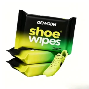 OEM ODM Custom Non Woven Sneaker Cleaning Wipes Removes Dirt & Stains From Mesh & Leather
