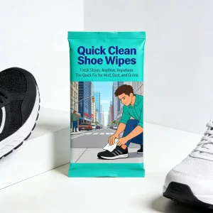 OEM ODM Custom Private Label 2 in 1 Shoe Cleaning & Protecting Wipes for Sneakers & Leather