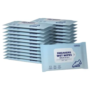 OEM ODM Factory Supply Eco friendly Nonwoven Quick Disposable Sneaker Shoes Cleaning Wipes