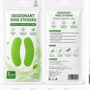 OEM ODM Latest Shoe Deodorizer Patches with Activated Charcoal for Odor Control and Sweat Absorption for Daily Foot Care