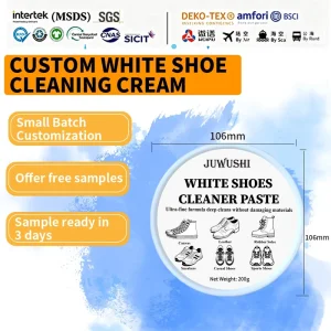 OEM ODM Manufacturer White Shoes Cleaner Paste Deep Clean for Sports Shoes Casual Footwear Anti Yellowing Protection 200g