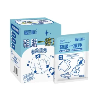 OEM ODM Non Woven Fabric Wet Wipes for Shoes and Clothes 13*15CM