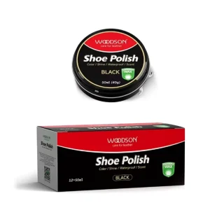 OEM Private LOGO Metal Tin Black Shoe Polish Cream Leather Shoe Shine Polish Wax