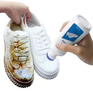 OEM Sneaker Shoe Cleaner for White Canvas Sneaker Shampoo Shoe Cleaning Liquid Stain Remover with Sponge Hand