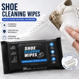 OEM Sneaker Shoe Cleaning Wipes Private Label Portable Disposable Quick Cleaner Wipes for Shoes Factory Direct