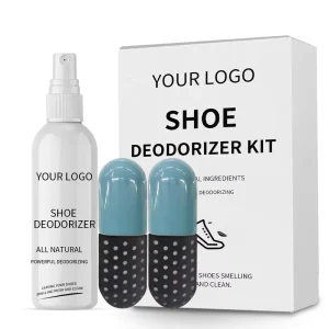 OEM Sneaker and Feet Deodorizer and Odor Eliminator Spray Pair with Deodorant Balls with Plant Extract for All Shoes