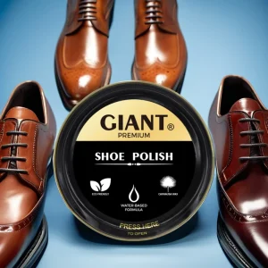 OEM Water Based Shoe Polish Paste Carnauba Wax Cream with Mild Ingredients All Colors Soft Buffs Any Shoes for Shoe Care