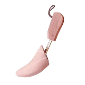 OME LOGO Comfortable Deluxe Firm Cedar Wooden Single Tube Shoe Tree for Shoe Women