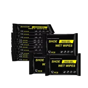 Oem Natural Cleaning White Sports Sneaker Super Quick Cleaning Non Woven Shoe Wet Wipes for Leather Shoes Wipes