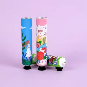 Offset UV Printing Custom Size Aluminum plastic Cosmetic Tubes Screw Diameter 12.7-35mm Empty Squeeze Type Hand Cream Packaging